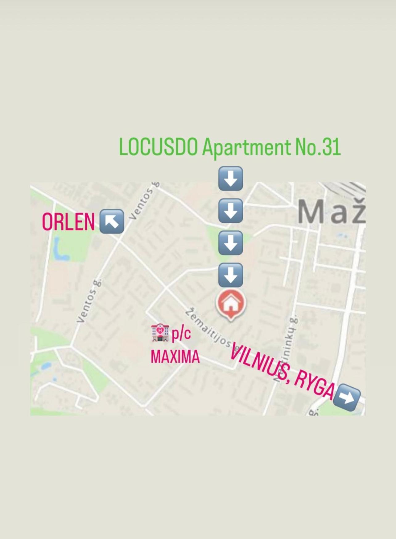Apartment Locusdo No.31 Mazeikiai